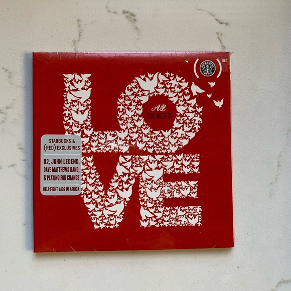 Starbucks RED - all you need is LOVE